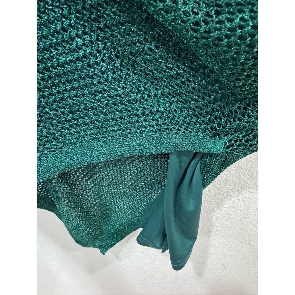NWT! A New Day Openwork Midi Tank Dress green size xs - Picture 5 of 8